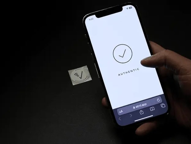 NFC Authenticated Sticker