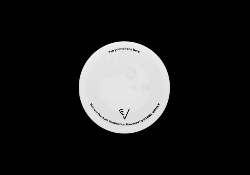 NFC Authenticated Sticker