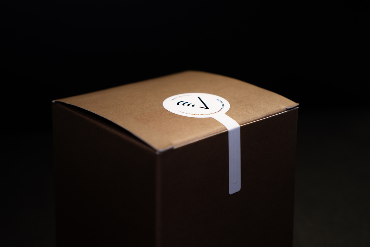 Tamper prevention sticker example